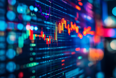 Graphique montrant la croissance du portefeuille client